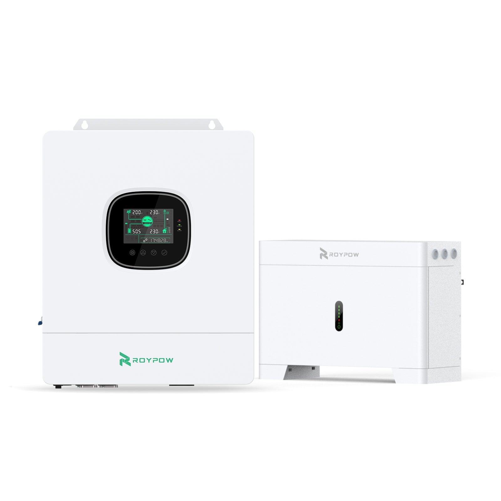 RoyPow Off-Grid Energy Storage System with 5.12Kwh LiFePO4 Battery & 5kw inverter