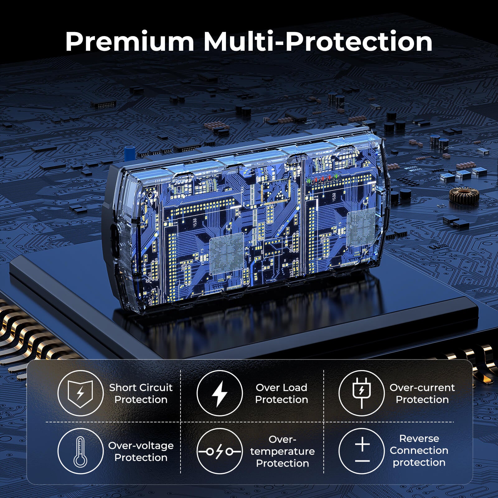 RoyPow 14.4V-10A C146 LiFePO4 Battery charger