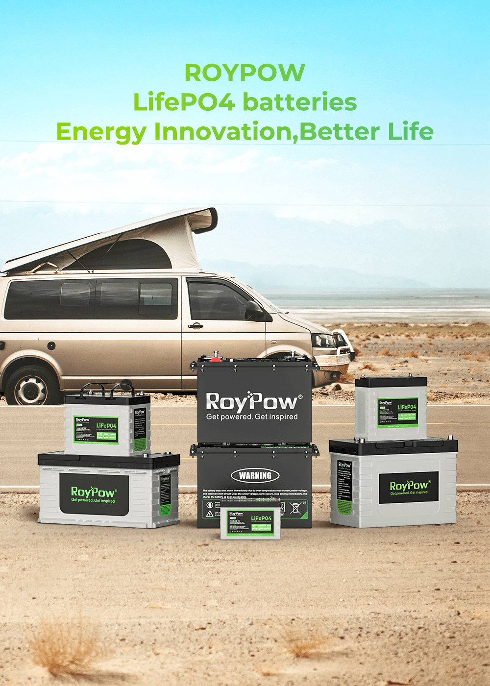 RoyPow is the leader in R&D and manufacturing of LiFePO4 batteries.