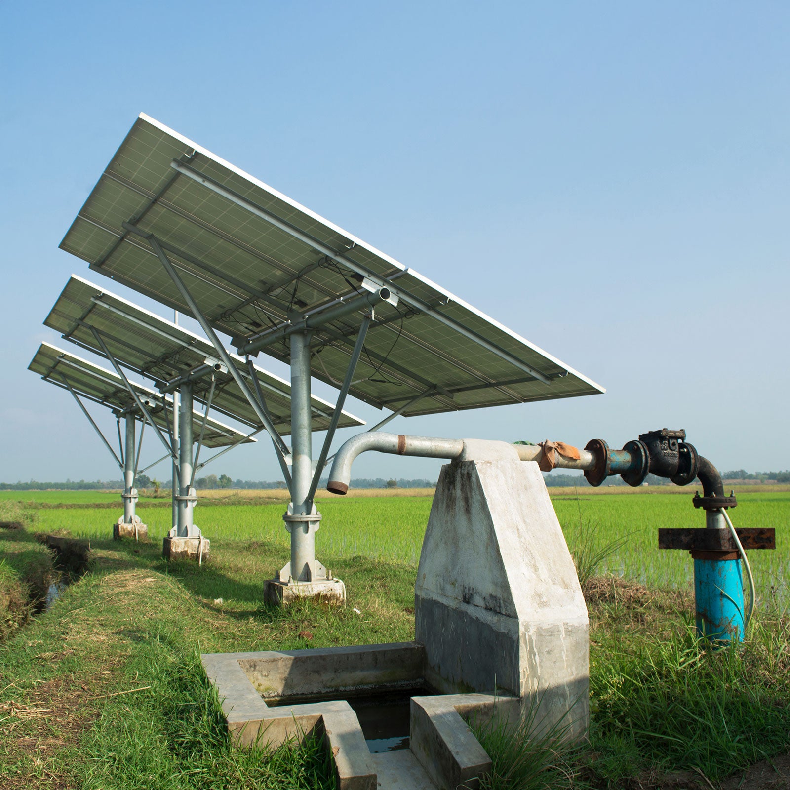 Farm water pump