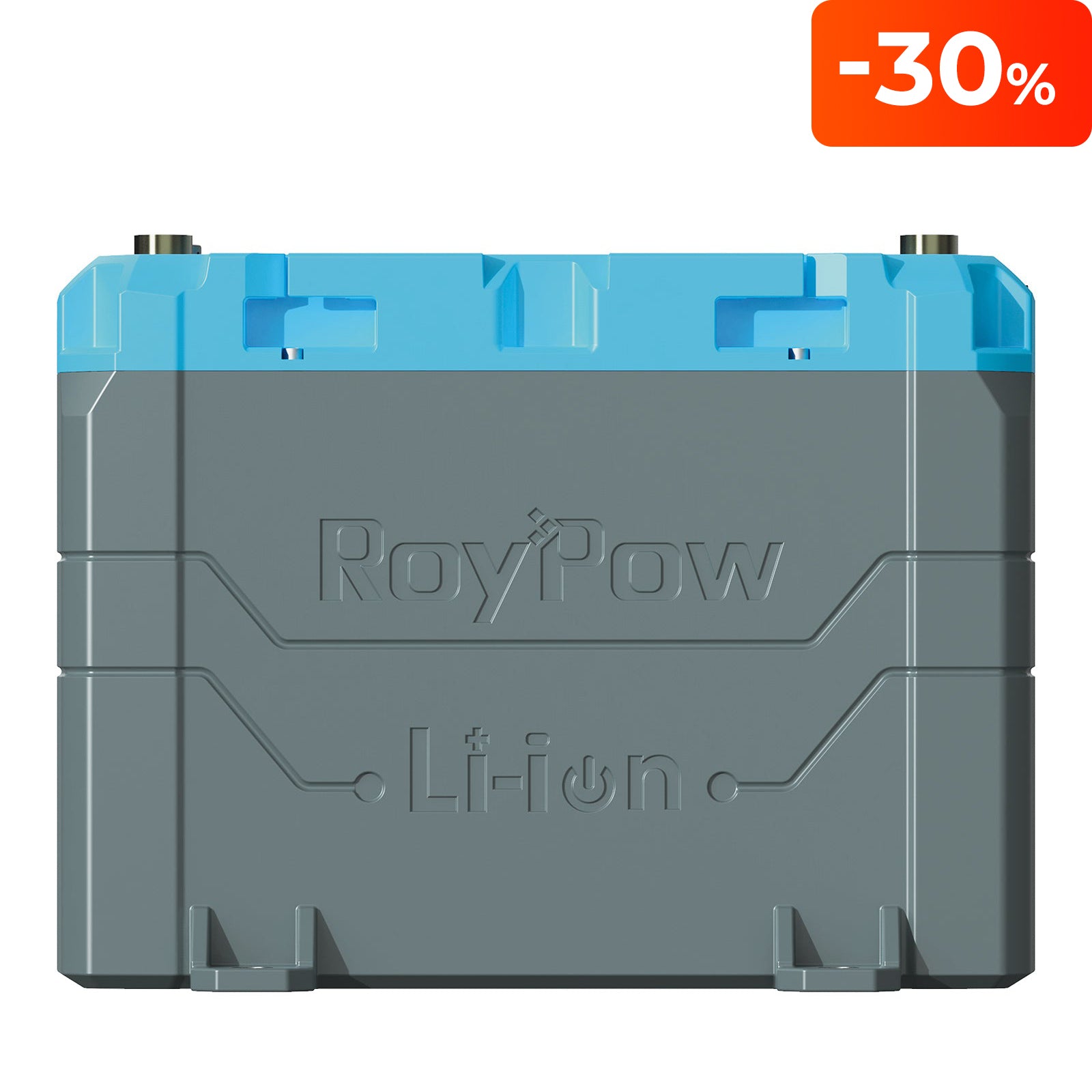 RoyPow 24V 100AH LiFePO4 battery for trolling motors