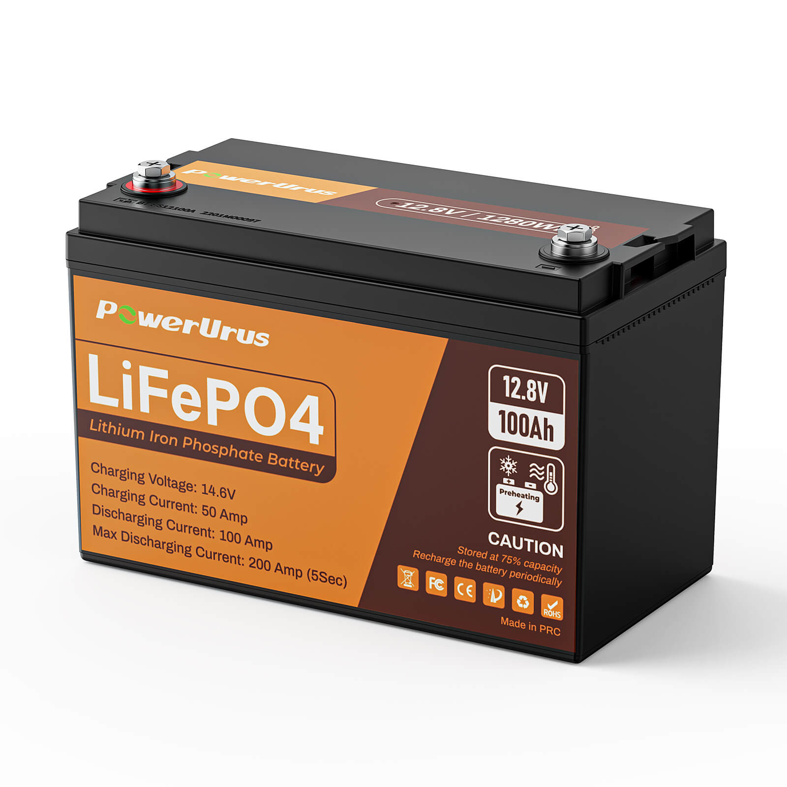 12v 100ah LiFePo4 Battery – Delta Force Power